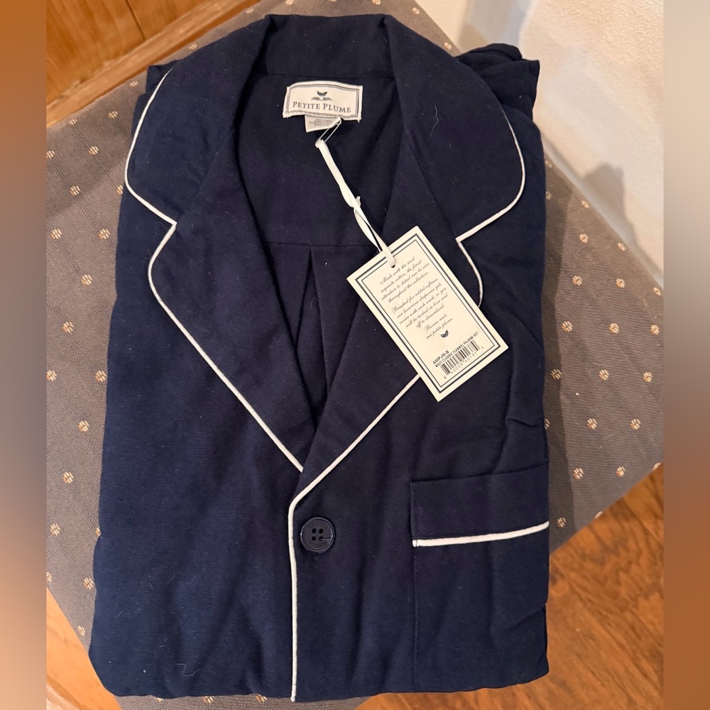 J. Crew Men’s Navy Flannel Pajamas